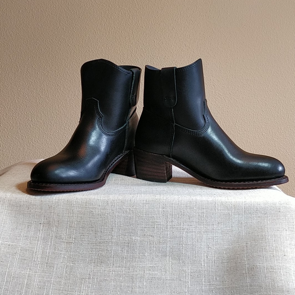 Red Wing Black Leather Inez Boots
